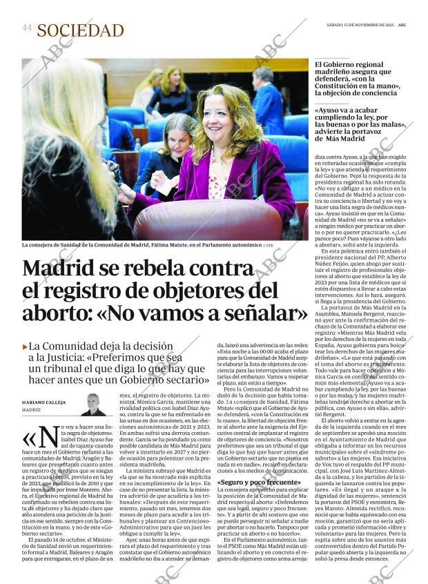 ABC CORDOBA 15-11-2025 página 44