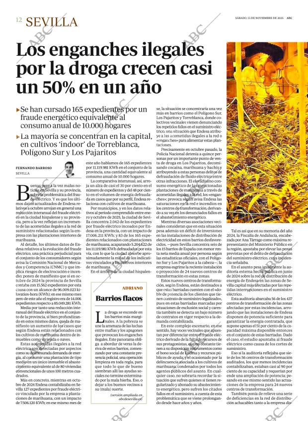 ABC SEVILLA 15-11-2025 página 12