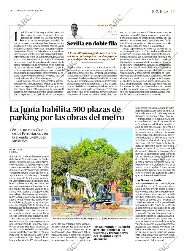 ABC SEVILLA 15-11-2025 página 15