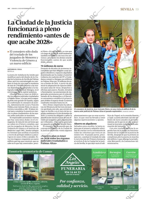 ABC SEVILLA 15-11-2025 página 19