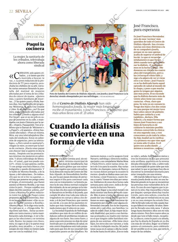 ABC SEVILLA 15-11-2025 página 22