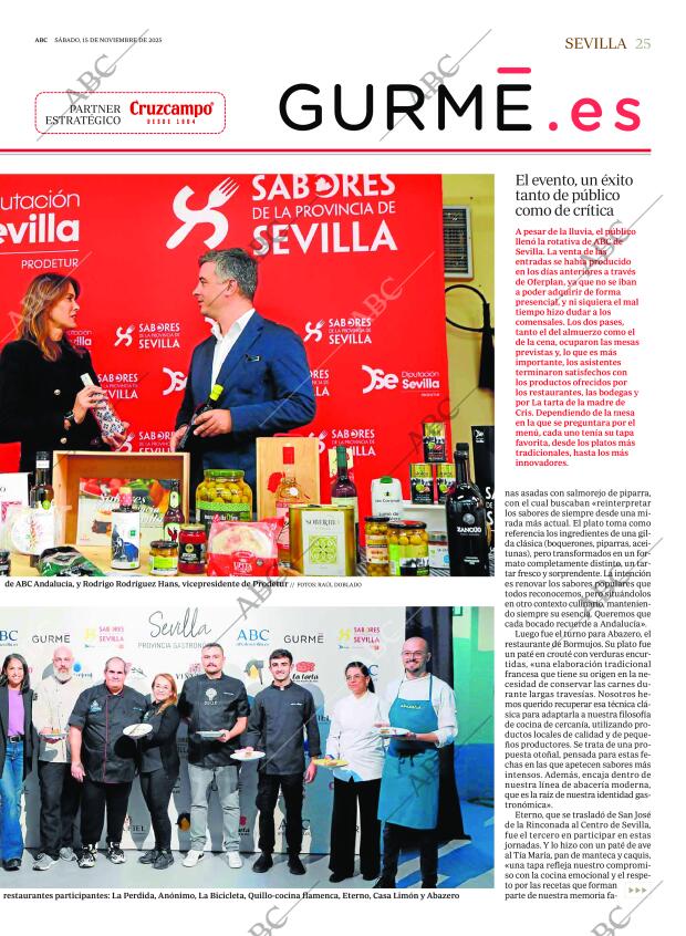ABC SEVILLA 15-11-2025 página 25