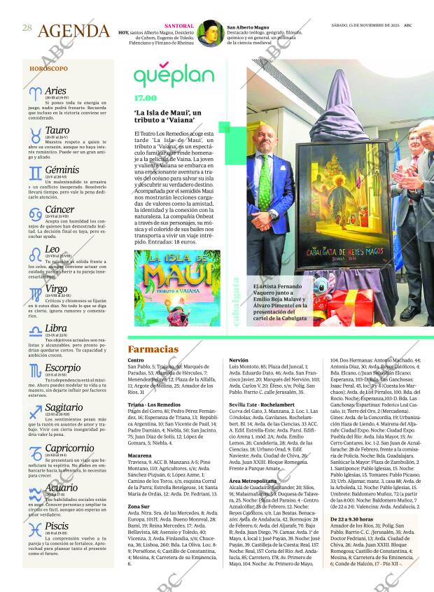 ABC SEVILLA 15-11-2025 página 28