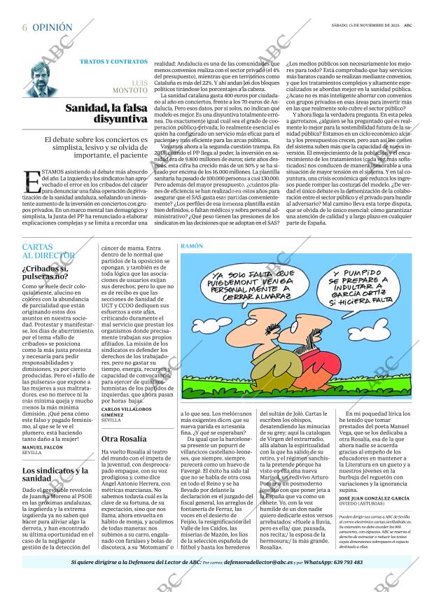 ABC SEVILLA 15-11-2025 página 6