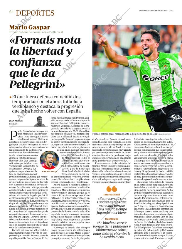 ABC SEVILLA 15-11-2025 página 64
