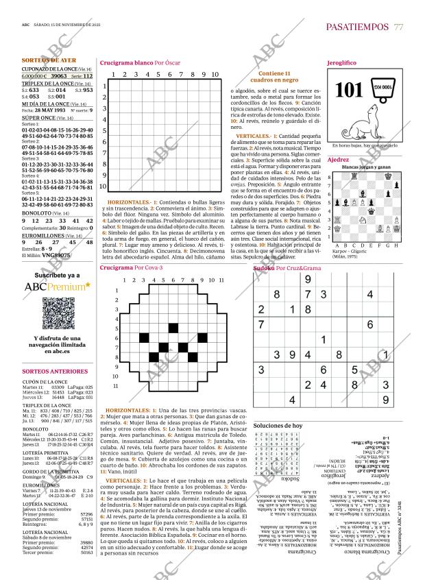 ABC SEVILLA 15-11-2025 página 77