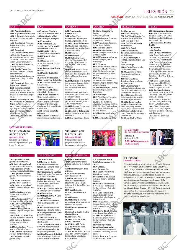 ABC SEVILLA 15-11-2025 página 79