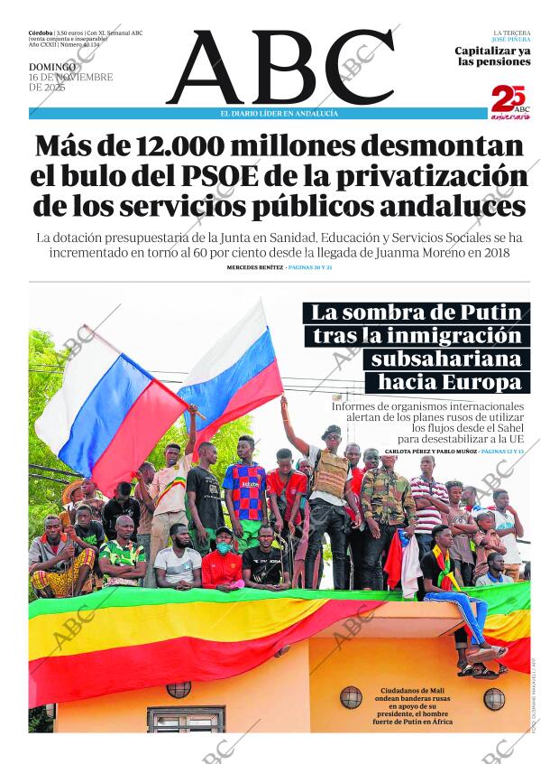 ABC CORDOBA 16-11-2025 página 1