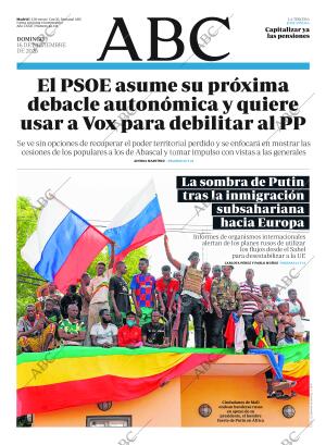 ABC MADRID 16-11-2025 página 1