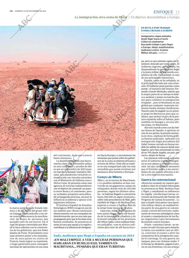 ABC MADRID 16-11-2025 página 13