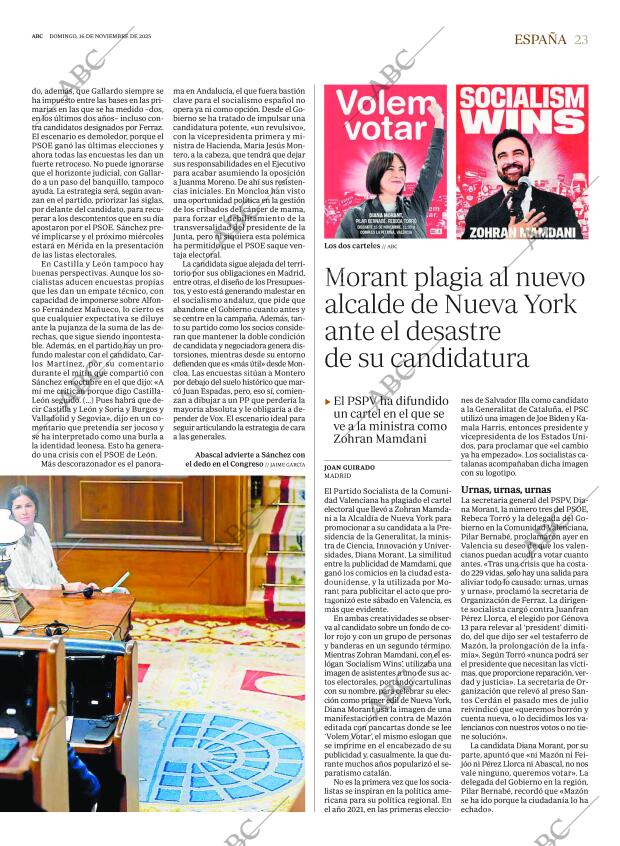 ABC MADRID 16-11-2025 página 23