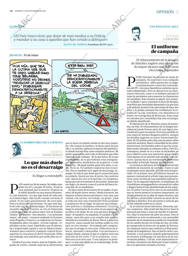 ABC MADRID 16-11-2025 página 5