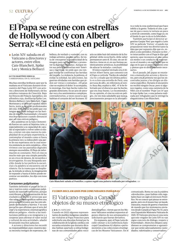 ABC MADRID 16-11-2025 página 52
