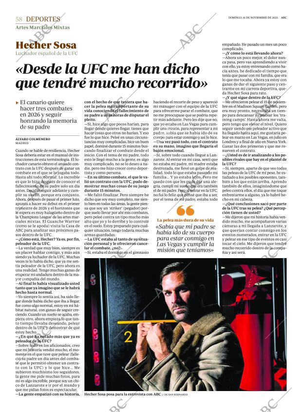 ABC MADRID 16-11-2025 página 58