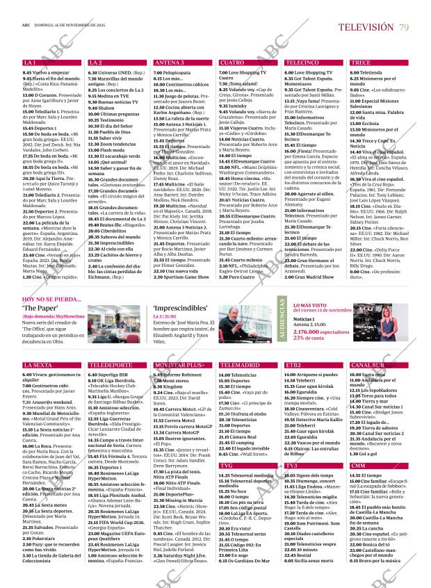 ABC MADRID 16-11-2025 página 79