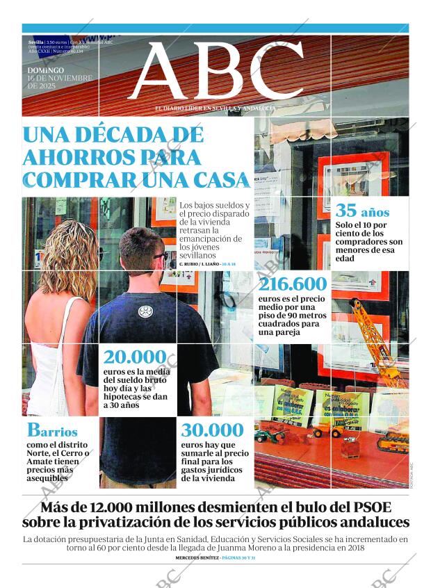 ABC SEVILLA 16-11-2025 página 1
