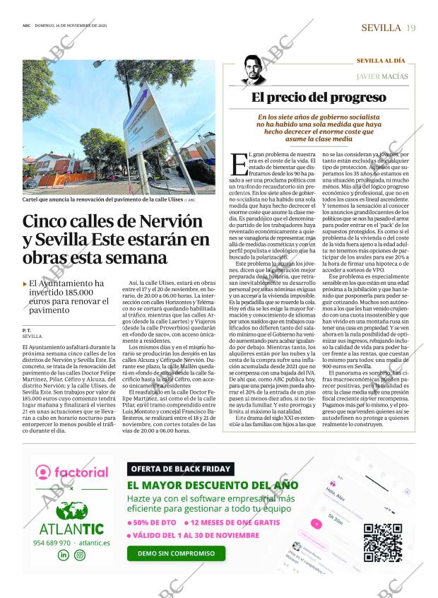 ABC SEVILLA 16-11-2025 página 19