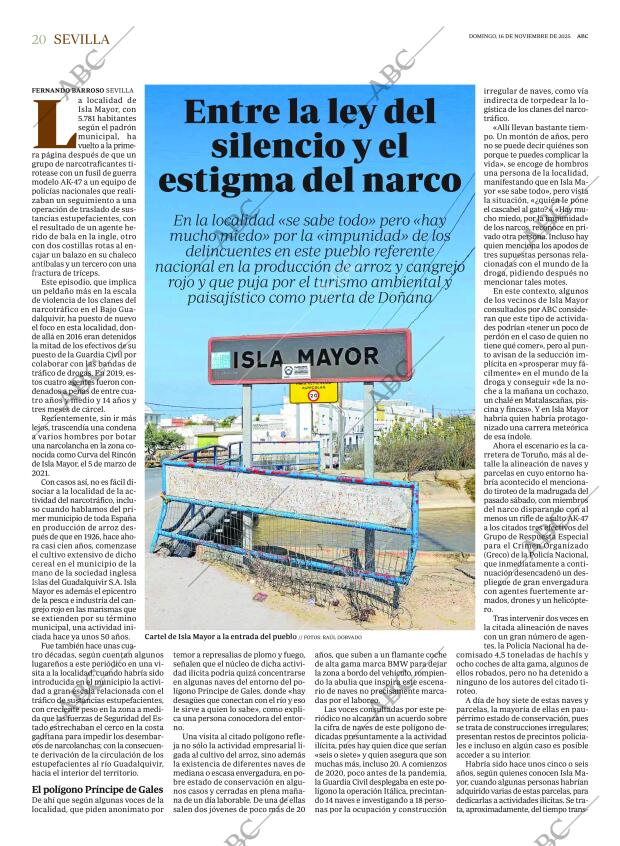 ABC SEVILLA 16-11-2025 página 20