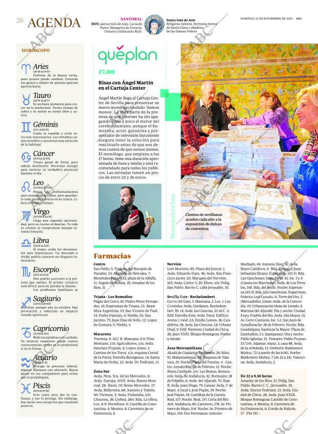 ABC SEVILLA 16-11-2025 página 28