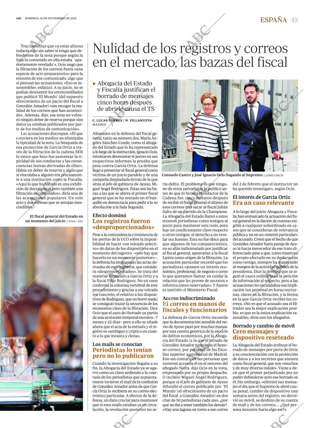 ABC SEVILLA 16-11-2025 página 45