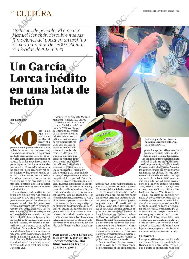ABC SEVILLA 16-11-2025 página 62