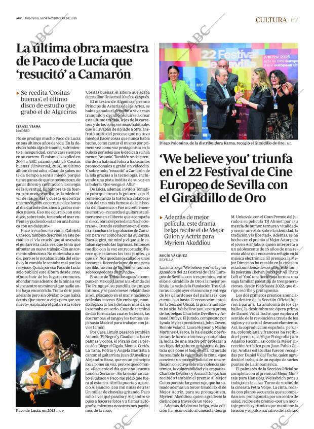 ABC SEVILLA 16-11-2025 página 67
