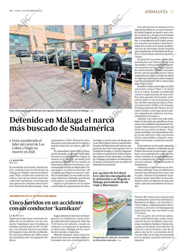 ABC CORDOBA 17-11-2025 página 15