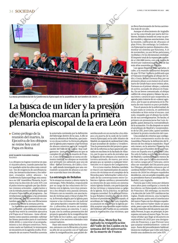 ABC MADRID 17-11-2025 página 34