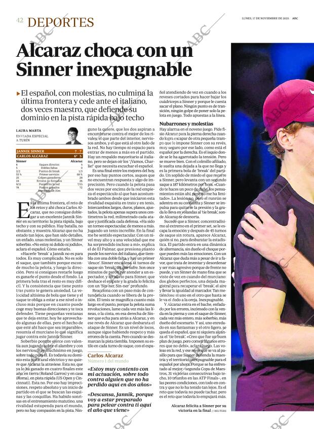 ABC MADRID 17-11-2025 página 42