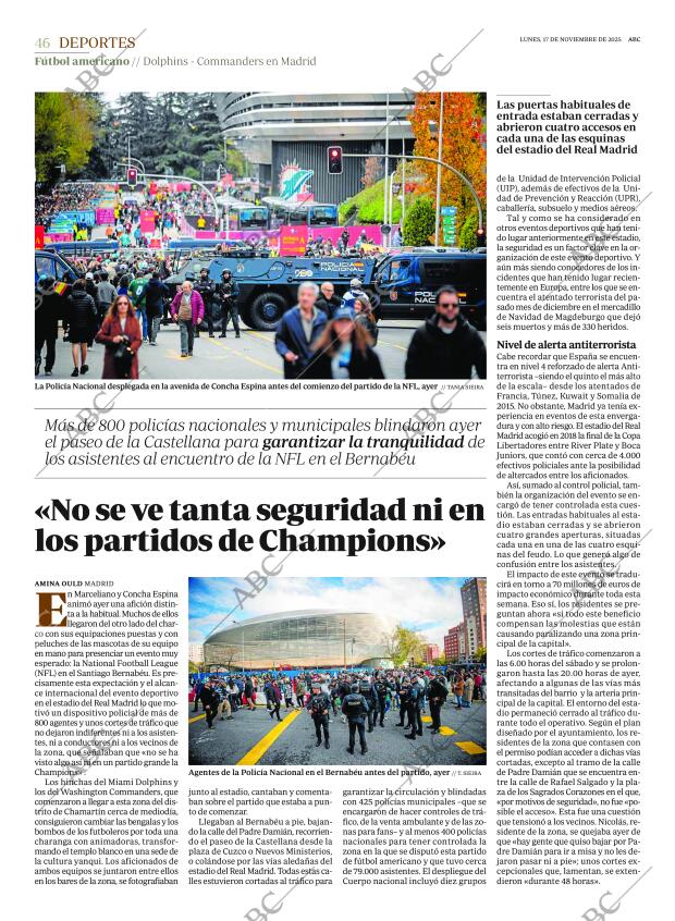 ABC MADRID 17-11-2025 página 46