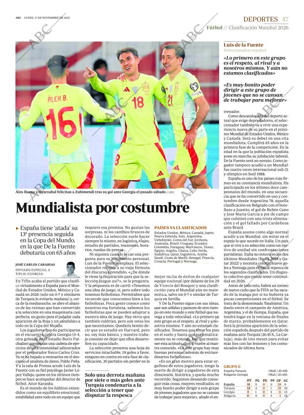 ABC MADRID 17-11-2025 página 47