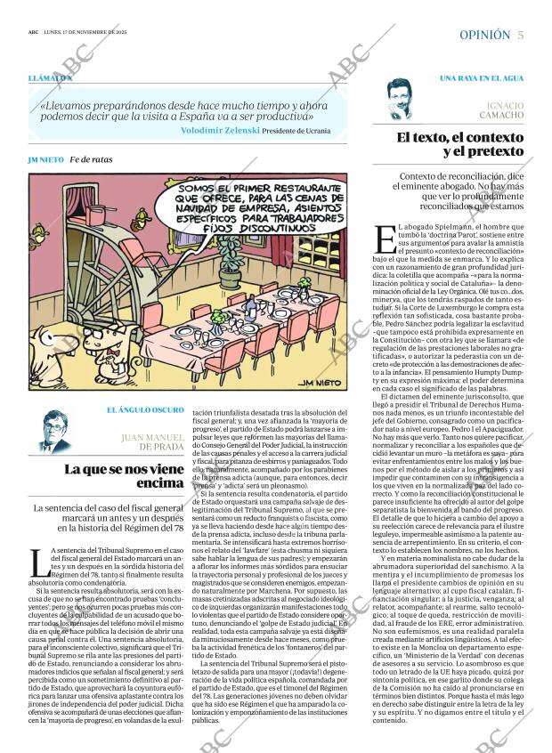 ABC MADRID 17-11-2025 página 5
