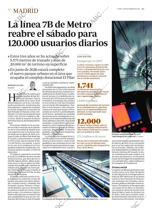 ABC MADRID 17-11-2025 página 50