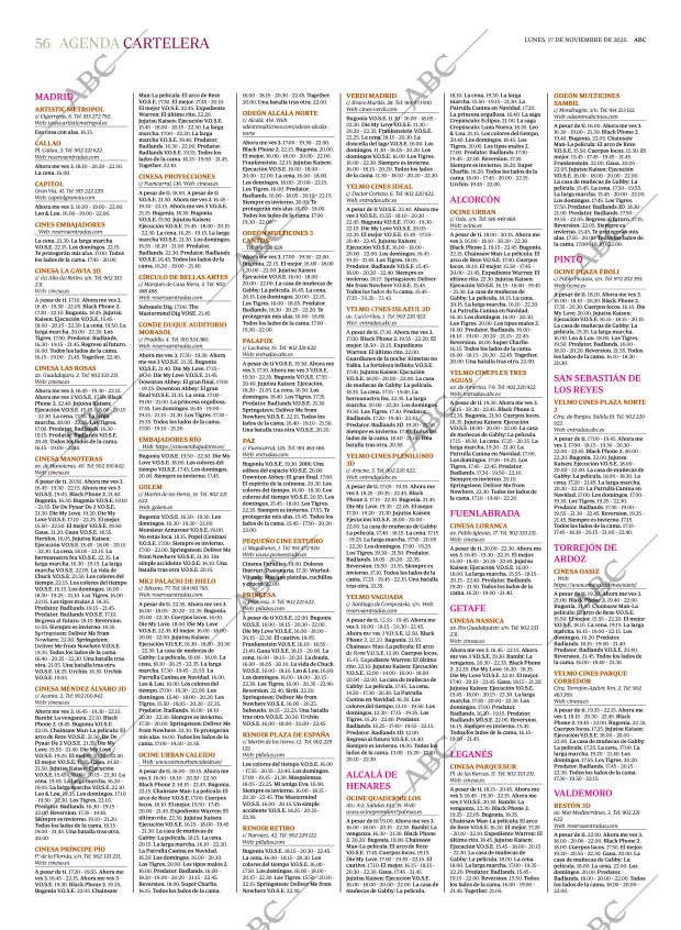 ABC MADRID 17-11-2025 página 56