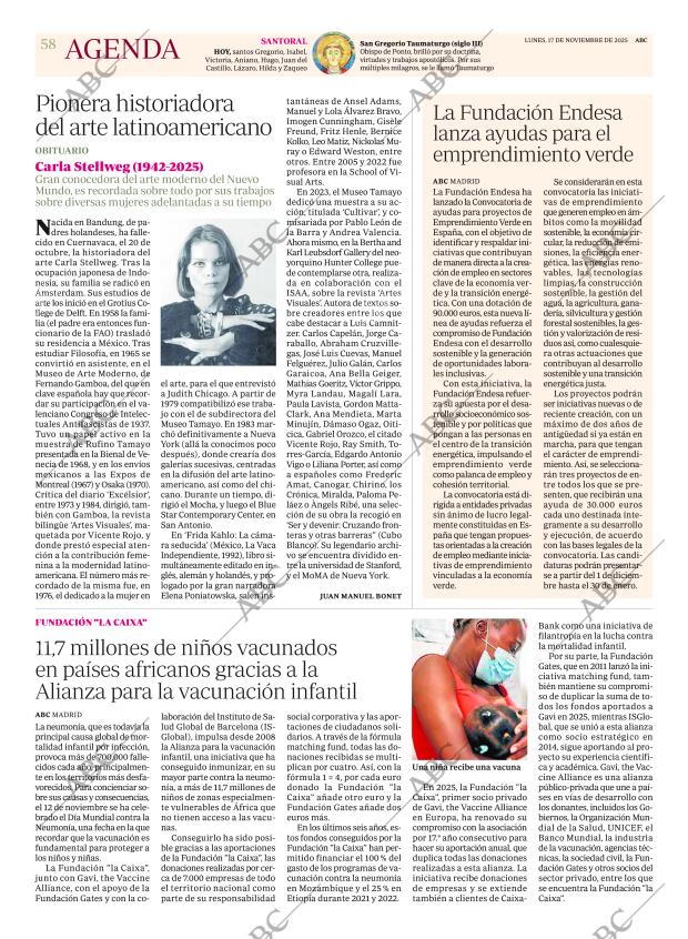 ABC MADRID 17-11-2025 página 58