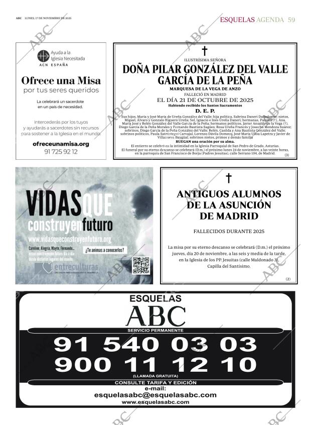 ABC MADRID 17-11-2025 página 59