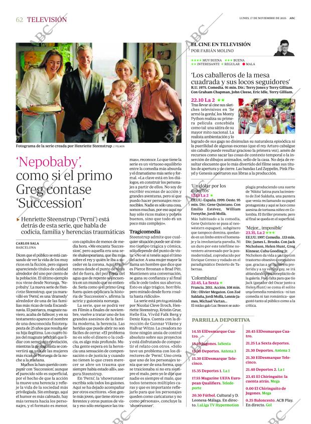 ABC MADRID 17-11-2025 página 62