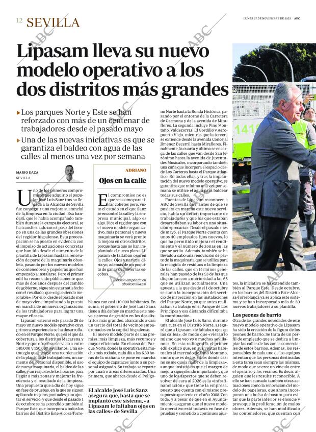ABC SEVILLA 17-11-2025 página 12
