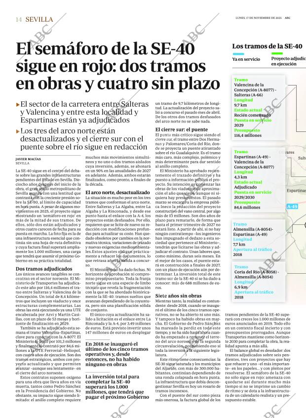 ABC SEVILLA 17-11-2025 página 14