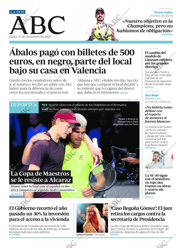 ABC SEVILLA 17-11-2025 página 2