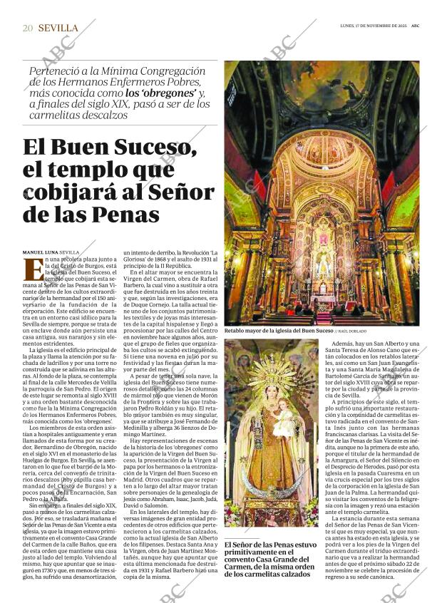 ABC SEVILLA 17-11-2025 página 20