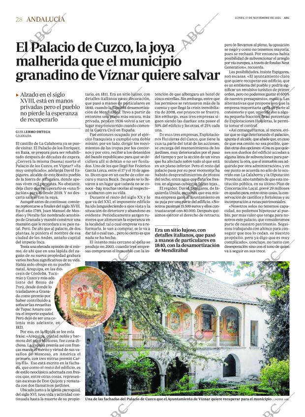 ABC SEVILLA 17-11-2025 página 28