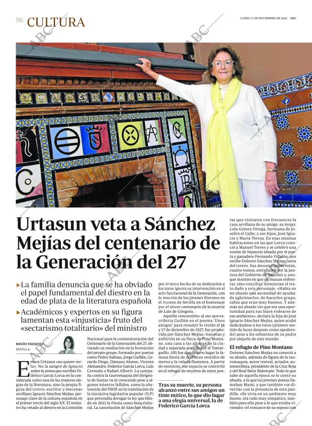 ABC SEVILLA 17-11-2025 página 56