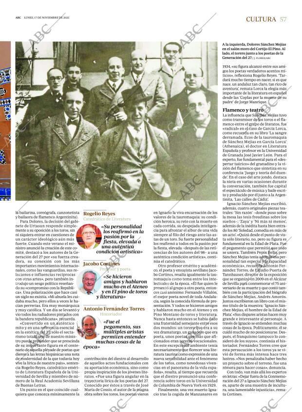 ABC SEVILLA 17-11-2025 página 57