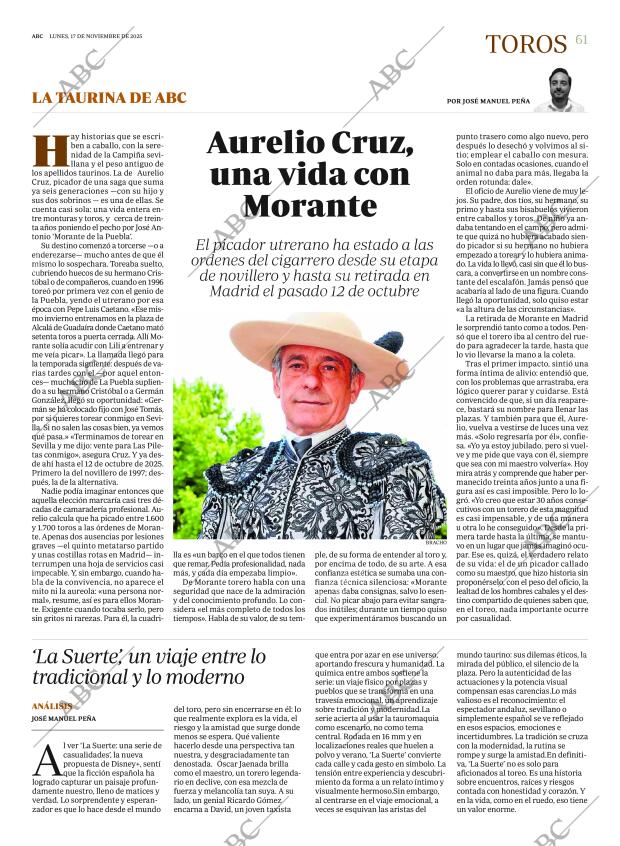 ABC SEVILLA 17-11-2025 página 61