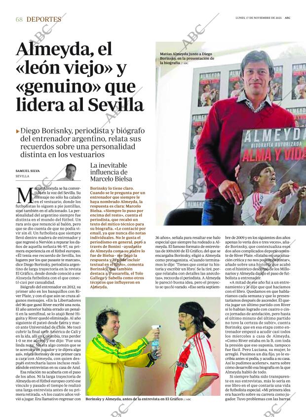 ABC SEVILLA 17-11-2025 página 68