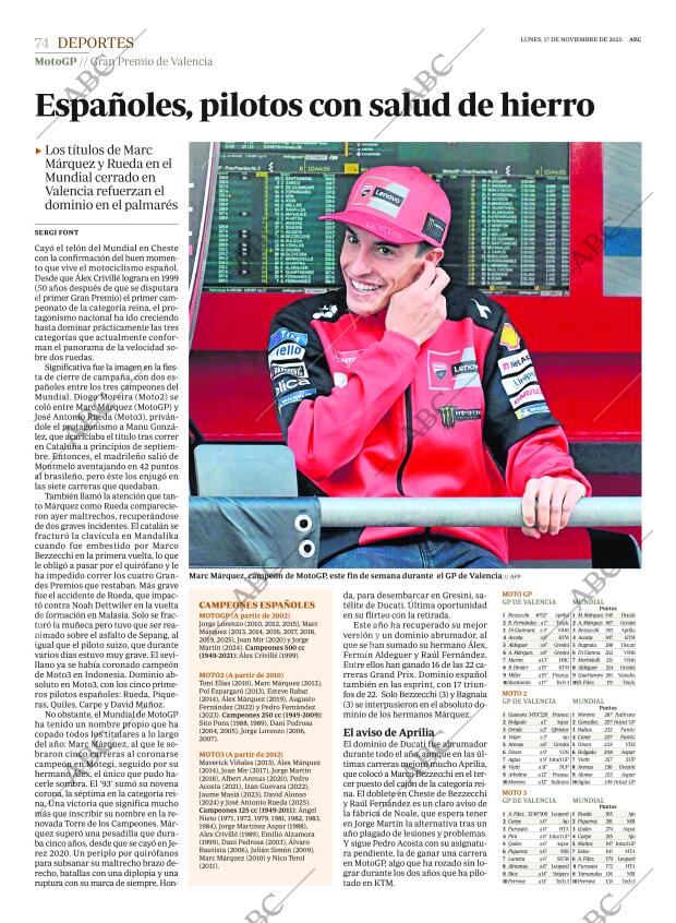 ABC SEVILLA 17-11-2025 página 74