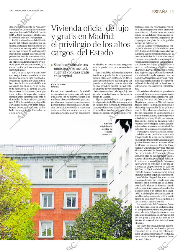 ABC MADRID 18-11-2025 página 15
