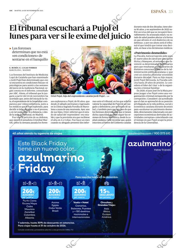 ABC MADRID 18-11-2025 página 23