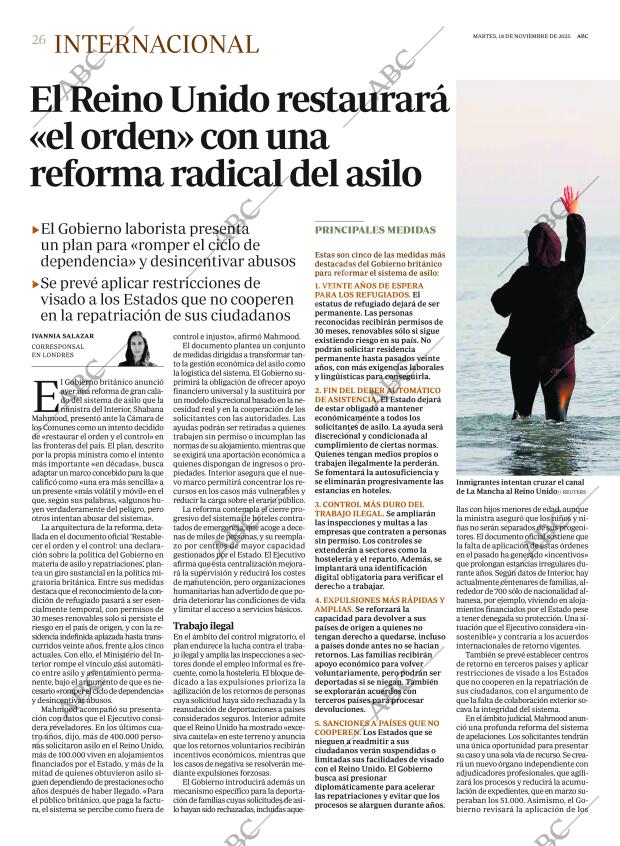 ABC MADRID 18-11-2025 página 26